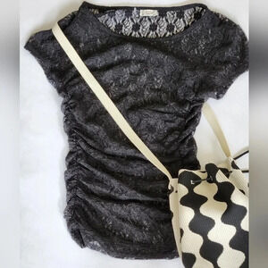 NWOT || FREE PEOPLE INTIMATELY || Keep It Simple Baby t shirt, lace